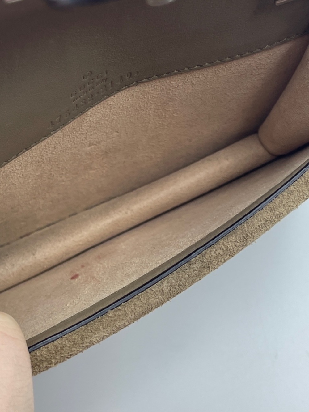 Gucci GG leather Supreme Super Mini Dionysus Bag Canvas Suede Chain Bag Purse - Picture 11 of 14